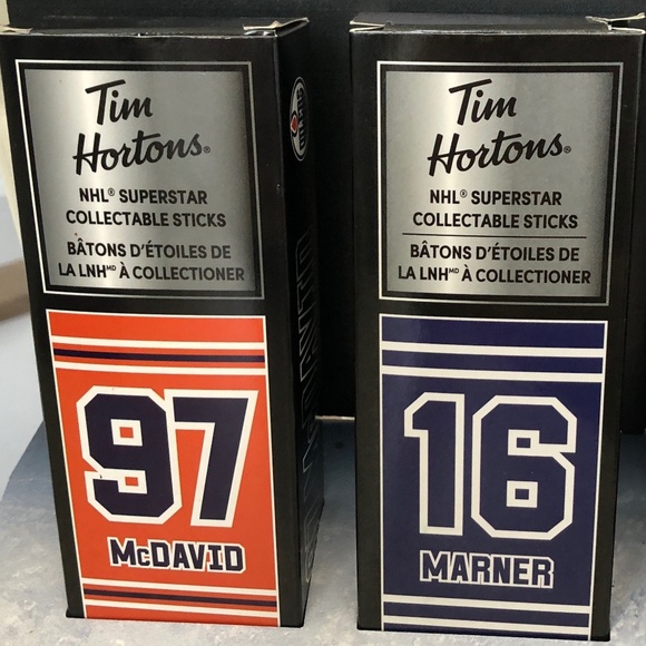 NHL, Tim Hortons, Collectable, Mini, Hockey Sticks, Superstar Lockers & Display - Picture 2 of 15
